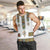 Ethiopian Traditional Habesha Costume Men Tank Top Cross With Tilet Pattern