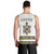 Ethiopian Traditional Habesha Costume Men Tank Top Cross With Tilet Pattern