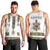 Ethiopian Traditional Habesha Costume Men Tank Top Cross With Tilet Pattern