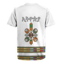 Ethiopian Traditional Habesha Costume Rugby Jersey Cross With Tilet Pattern