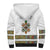 Ethiopian Traditional Habesha Costume Sherpa Hoodie Cross With Tilet Pattern