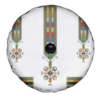 Ethiopian Traditional Habesha Costume Spare Tire Cover Cross With Tilet Pattern