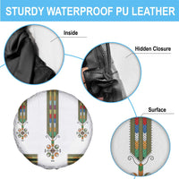 Ethiopian Traditional Habesha Costume Spare Tire Cover Cross With Tilet Pattern