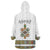 Ethiopian Traditional Habesha Costume Wearable Blanket Hoodie Cross With Tilet Pattern