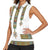 Ethiopian Traditional Habesha Costume Women Sleeveless Polo Shirt Cross With Tilet Pattern