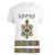 Ethiopian Traditional Habesha Costume Women V-Neck T-Shirt Cross With Tilet Pattern