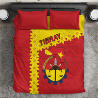 Tigray Region Bedding Set Tigray Emblem With Flag Map