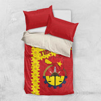 Tigray Region Bedding Set Tigray Emblem With Flag Map