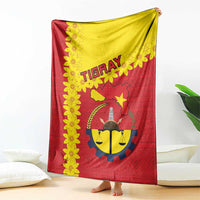 Tigray Region Blanket Tigray Emblem With Flag Map