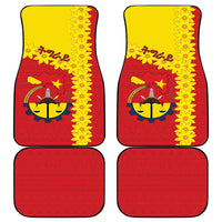 Tigray Region Car Mats Tigray Emblem With Flag Map