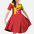Tigray Region Family Matching Summer Maxi Dress and Hawaiian Shirt Tigray Emblem With Flag Map
