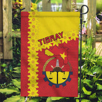 Tigray Region Garden Flag Tigray Emblem With Flag Map
