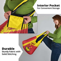 Tigray Region Grocery Bag Tigray Emblem With Flag Map