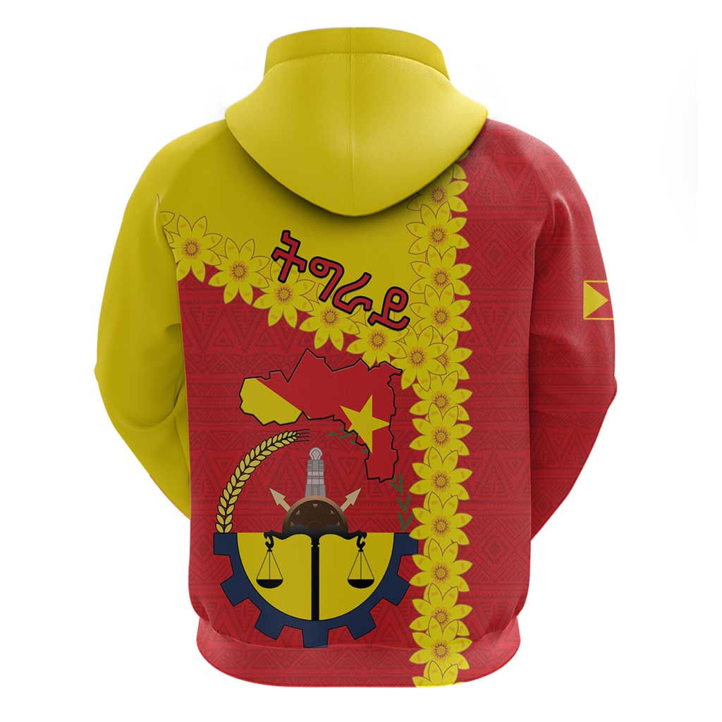 Tigray Region Hoodie Tigray Emblem With Flag Map