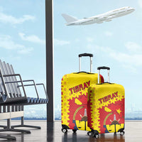 Tigray Region Luggage Cover Tigray Emblem With Flag Map