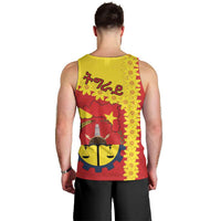 Tigray Region Men Tank Top Tigray Emblem With Flag Map