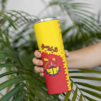 Tigray Region Skinny Tumbler Tigray Emblem With Flag Map