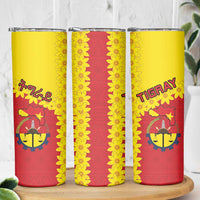 Tigray Region Skinny Tumbler Tigray Emblem With Flag Map