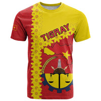 Tigray Region T Shirt Tigray Emblem With Flag Map