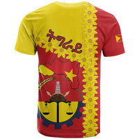 Tigray Region T Shirt Tigray Emblem With Flag Map