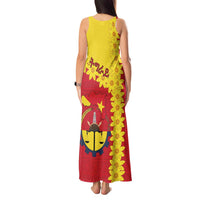 Tigray Region Tank Maxi Dress Tigray Emblem With Flag Map