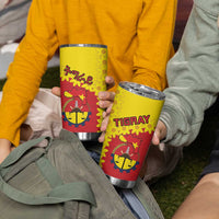 Tigray Region Tumbler Cup Tigray Emblem With Flag Map