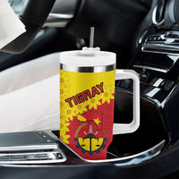 Tigray Region Tumbler With Handle Tigray Emblem With Flag Map