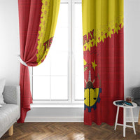 Tigray Region Window Curtain Tigray Emblem With Flag Map