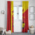 Tigray Region Window Curtain Tigray Emblem With Flag Map