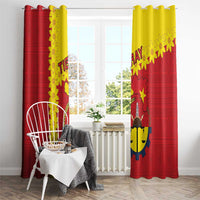 Tigray Region Window Curtain Tigray Emblem With Flag Map