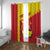Tigray Region Window Curtain Tigray Emblem With Flag Map