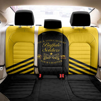 Personalized Buffalo Soldiers Back Car Seat Cover 9th & 10th Cavalry Regiment