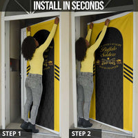 Personalized Buffalo Soldiers Door Cover 9th & 10th Cavalry Regiment