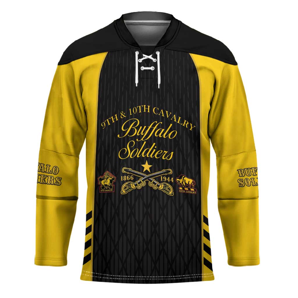 Personalized Buffalo Soldiers Hockey Jersey 9th & 10th Cavalry Regiment