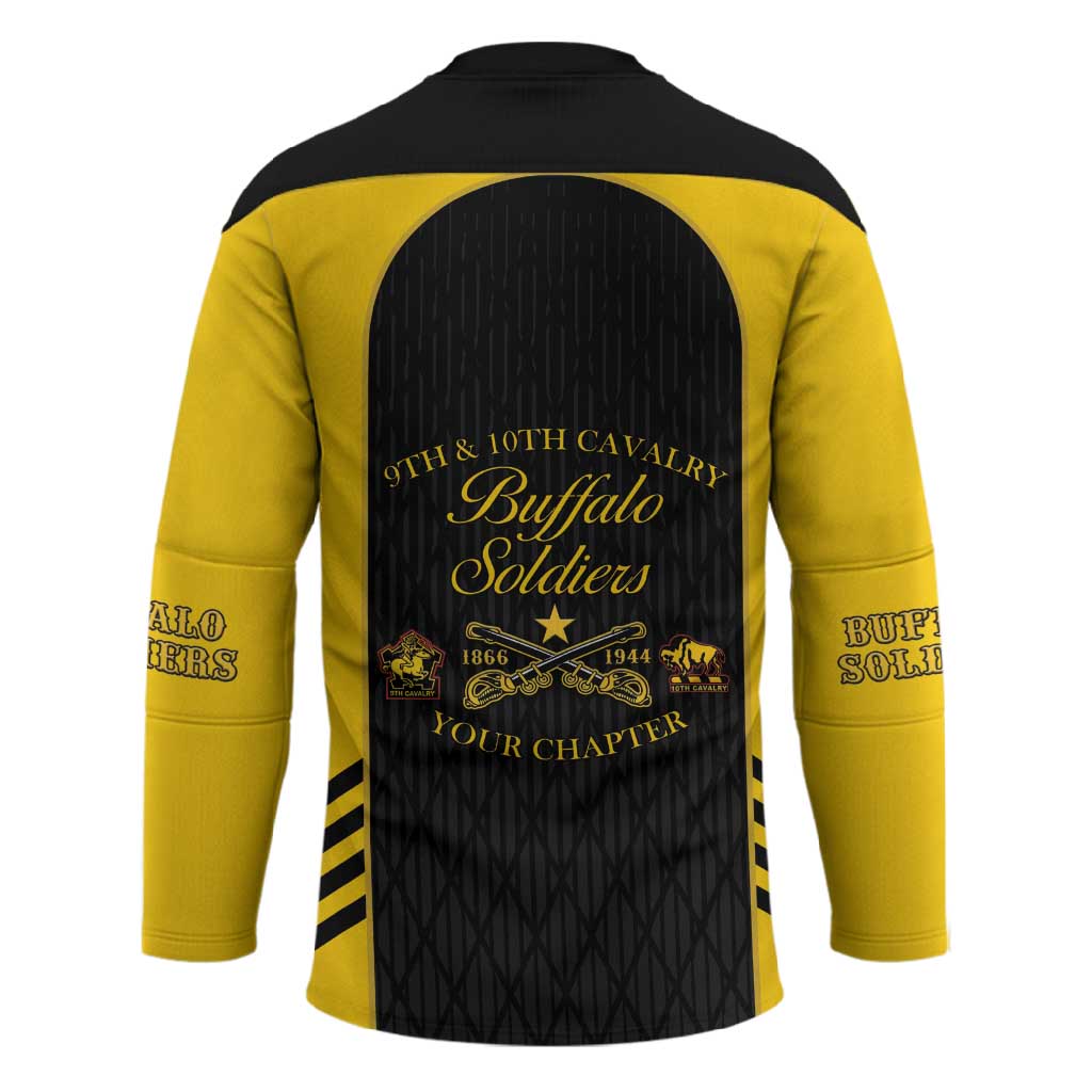 Personalized Buffalo Soldiers Hockey Jersey 9th & 10th Cavalry Regiment
