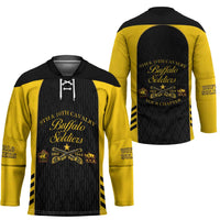 Personalized Buffalo Soldiers Hockey Jersey 9th & 10th Cavalry Regiment