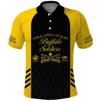 Personalized Buffalo Soldiers Polo Shirt 9th & 10th Cavalry Regiment