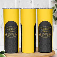 Personalized Buffalo Soldiers Skinny Tumbler 9th & 10th Cavalry Regiment