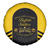 Personalized Buffalo Soldiers Spare Tire Cover 9th & 10th Cavalry Regiment