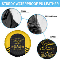 Personalized Buffalo Soldiers Spare Tire Cover 9th & 10th Cavalry Regiment