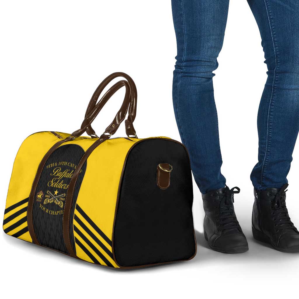 Personalized Buffalo Soldiers Travel Bag 9th & 10th Cavalry Regiment