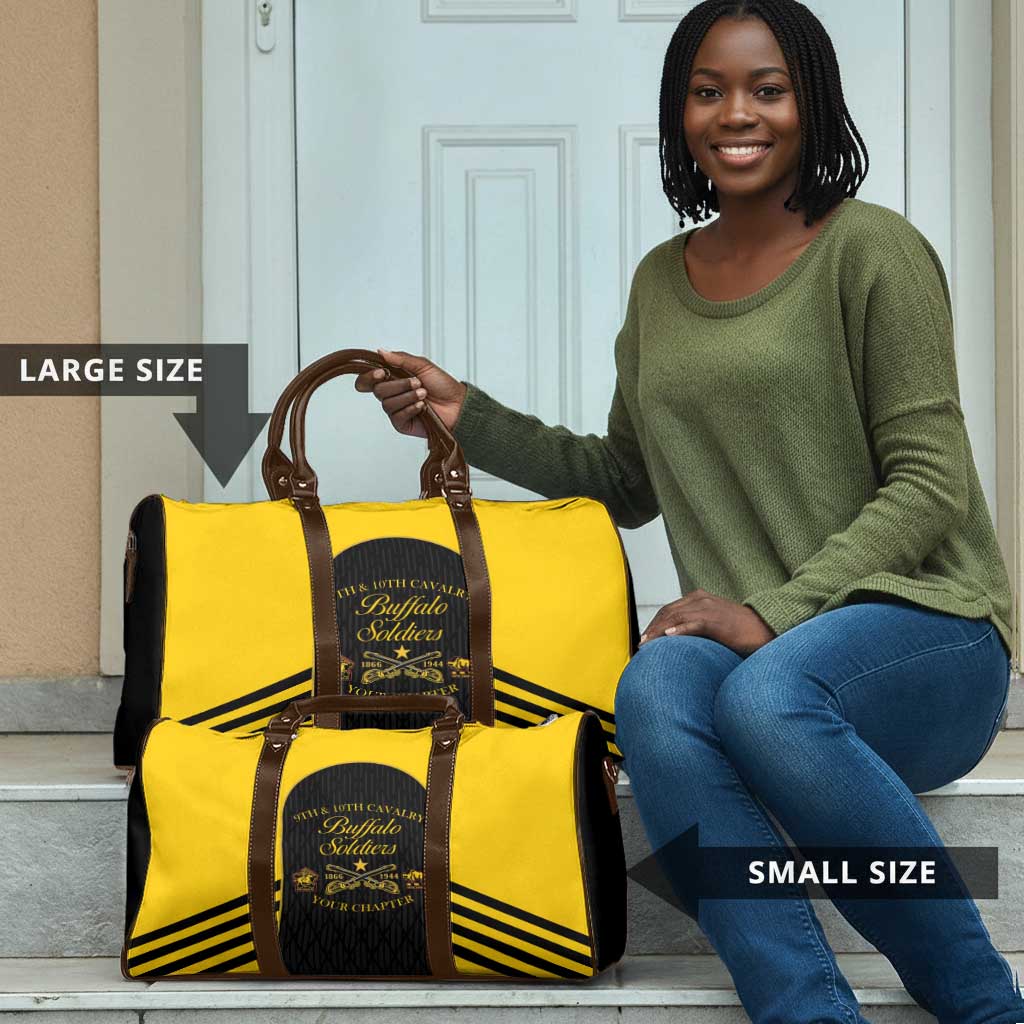 Personalized Buffalo Soldiers Travel Bag 9th & 10th Cavalry Regiment