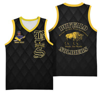 Personalized Buffalo Soldiers Basketball Jersey We Can We Will Ready and Forward
