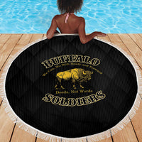 Buffalo Soldiers Beach Blanket We Can We Will Ready and Forward