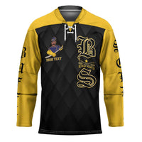 Personalized Buffalo Soldiers Hockey Jersey We Can We Will Ready and Forward