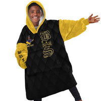 Personalized Buffalo Soldiers Kid Wearable Blanket Hoodie We Can We Will Ready and Forward