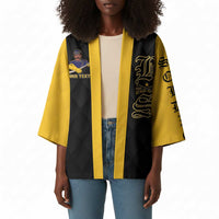 Personalized Buffalo Soldiers Kimono We Can We Will Ready and Forward