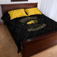 Buffalo Soldiers Quilt Bed Set We Can We Will Ready and Forward