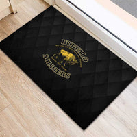 Buffalo Soldiers Rubber Doormat We Can We Will Ready and Forward