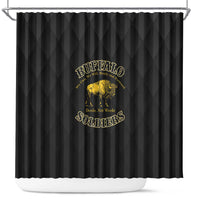 Buffalo Soldiers Shower Curtain We Can We Will Ready and Forward